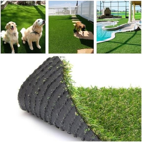 Artificial Synthetic Grass Turf 5FTX8FT(40 Square FT),0.8" Pile Height - Picture 7 of 7